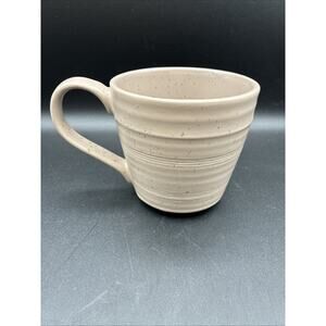 Bee and Willow Home Mocha/Tan Speckled Stoneware Coffee Tea Mug cup